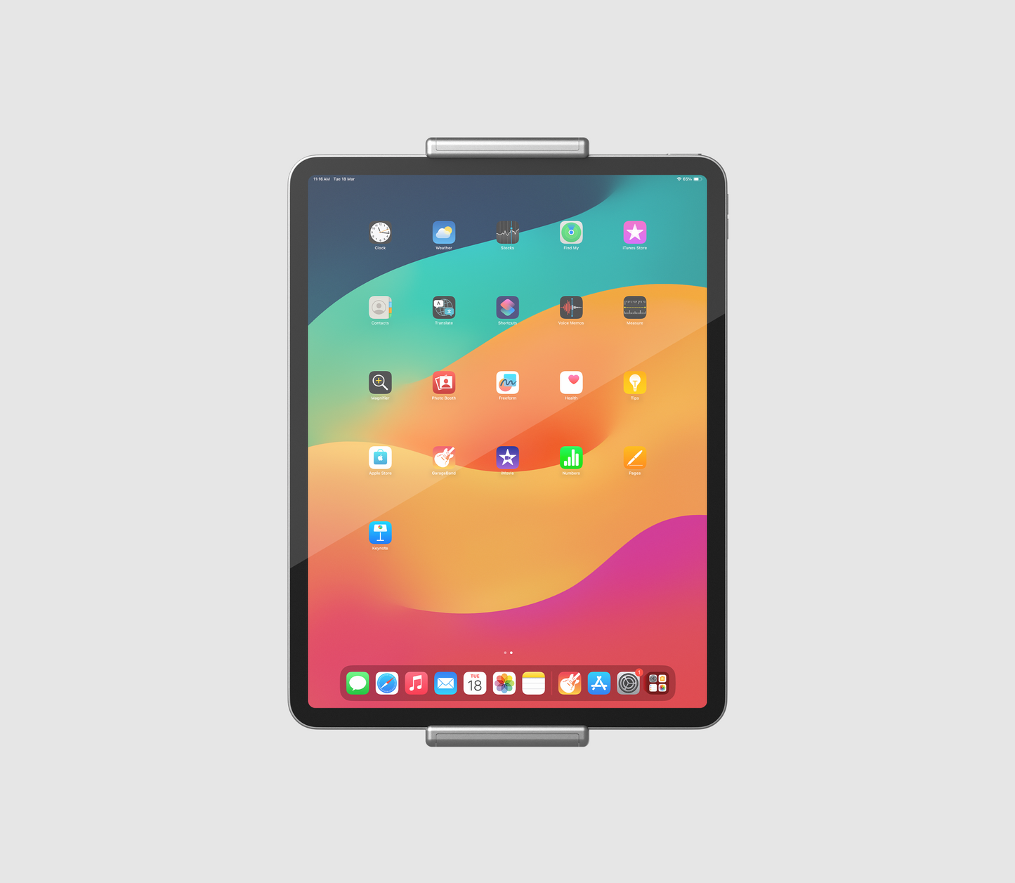Powered iPad Wall Mount
