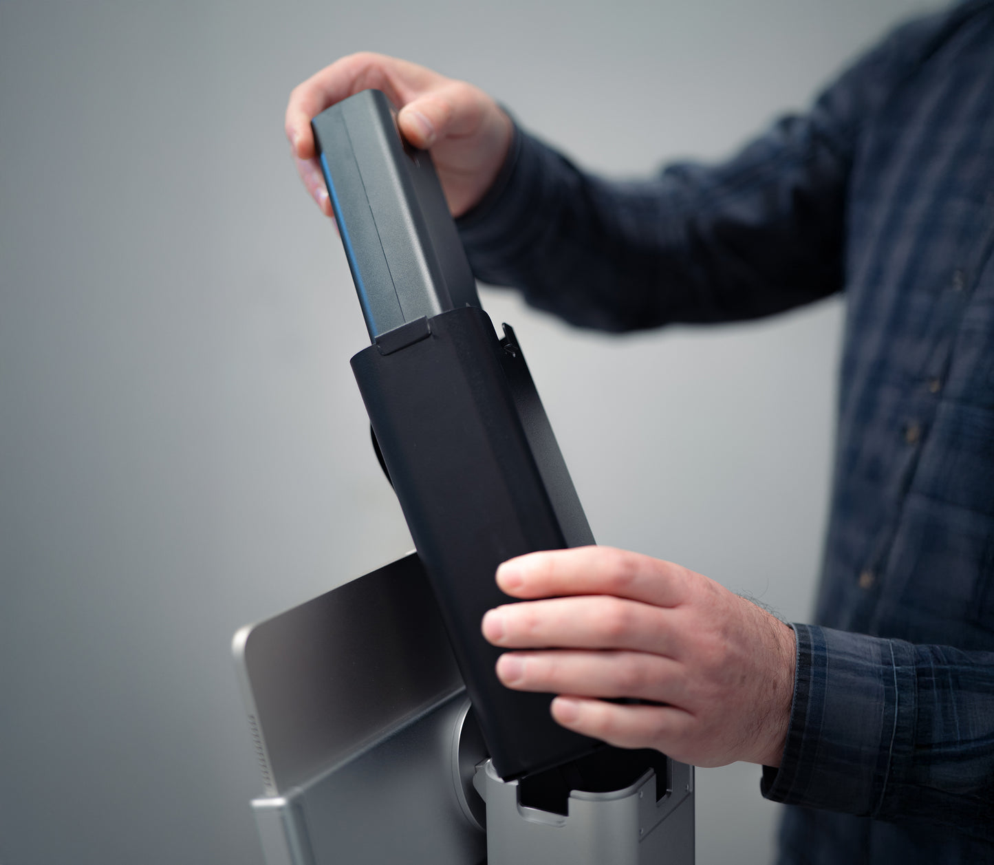 Powered iPad Floor Stand