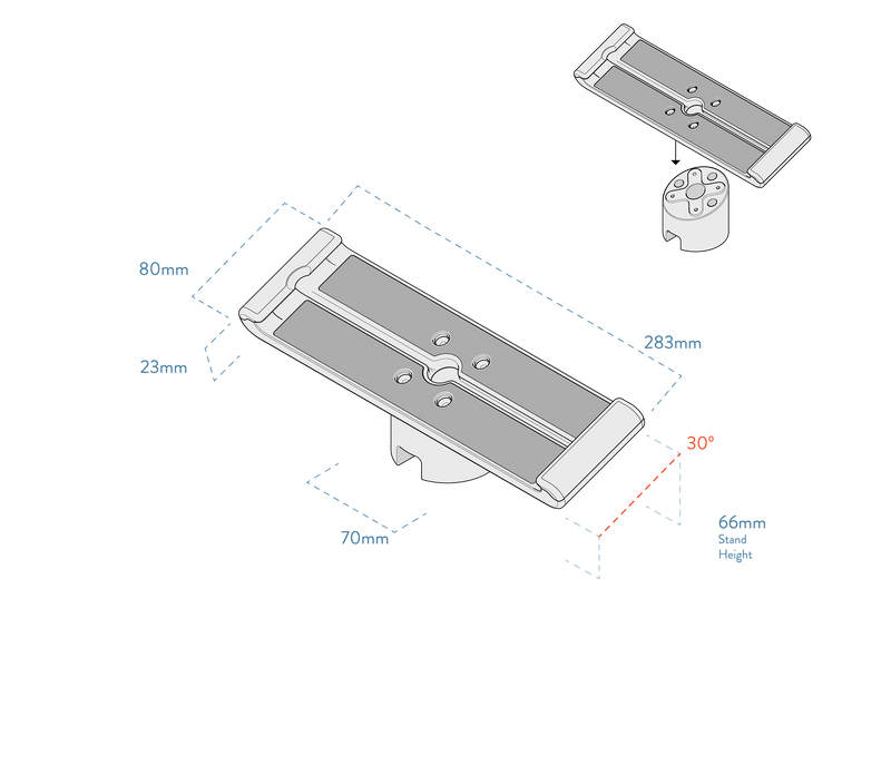 Powered iPad 10.2" Stand