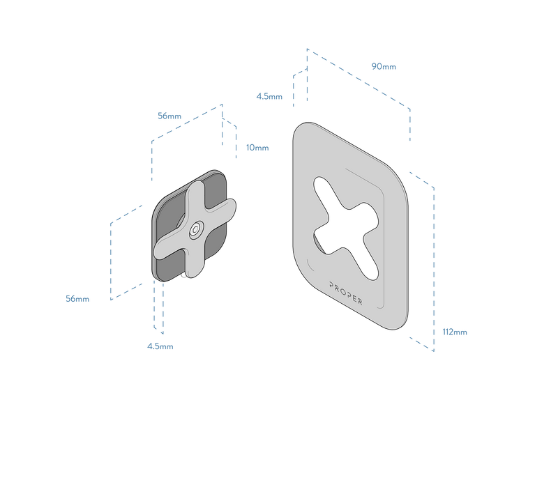 Universal Tablet Wall Mount Kit